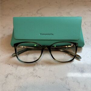 Tiffany & Co. Women’s Ocean Turquoise Glasses with Tiffany Blue Case.